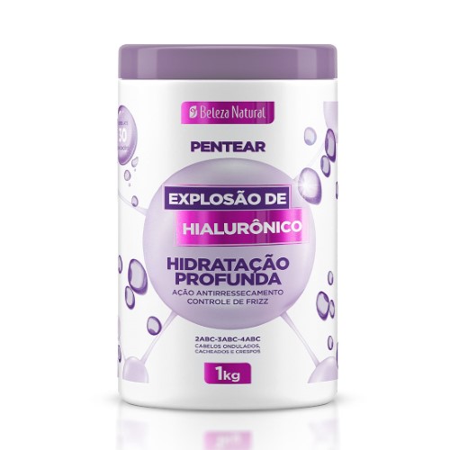 Creme De Pentear Beleza Natural Explosão De Hialurônico 1Kg