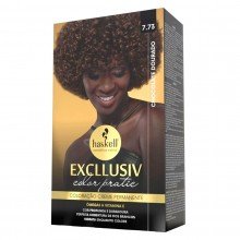 Excllusiv Color Pratic - Kit Coloração 7.73 Chocolate Dourado