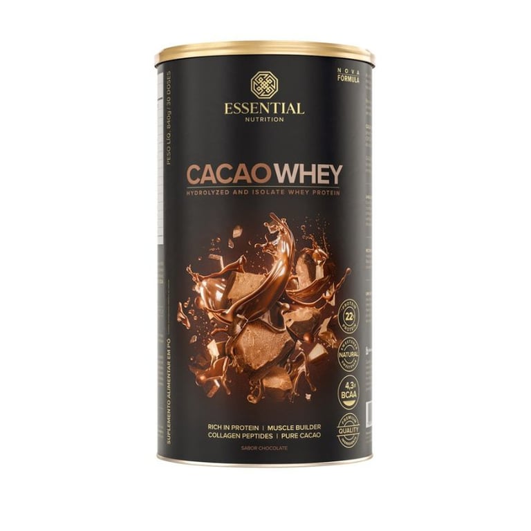 Cacao Whey Essential Sabor Chocolate 840g