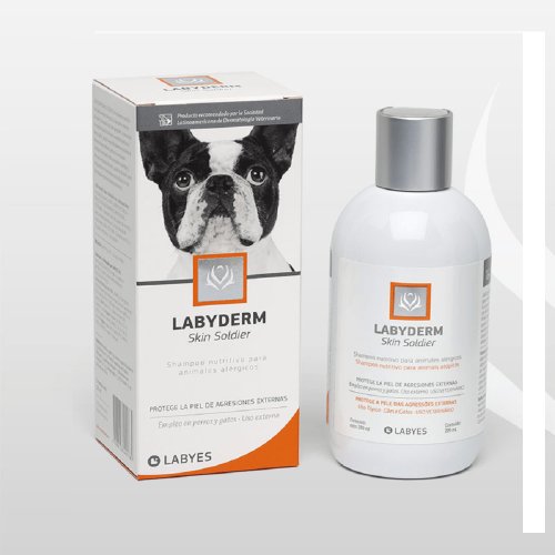 Shampoo Nutritivo para Animais Alérgicos LABYDERM Skin Soldier - 220ml