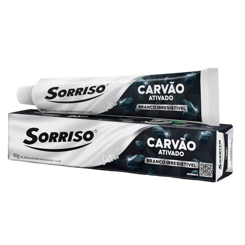 Creme Dental Sorriso Carvão Ativado 90g