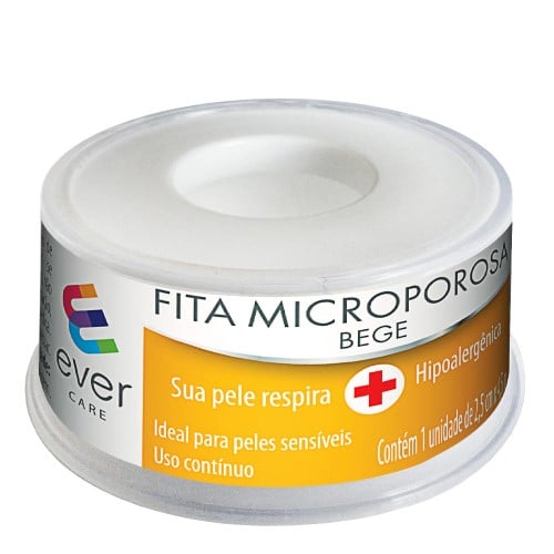 Esparadrapo Ever Care Microporo Bege 2,5 x 4,5 1 Unidade