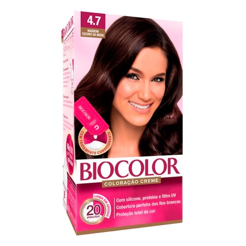 Mini Kit Tintura Biocolor Marrom Escuro da Moda 4.7