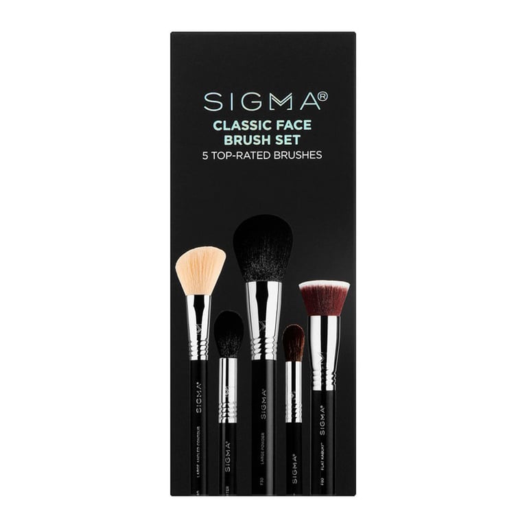 Sigma Beauty Classic Face Brish Set Kit – 5 Pincéis de Maquiagem