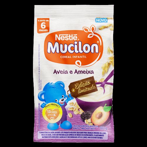 Cereal Infantil Mucilon Aveia E Ameixa 180g