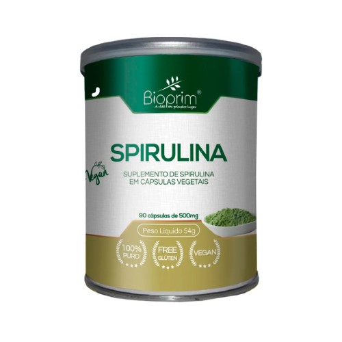 Suplemento de Spirulina Bioprim 90 Cápsulas