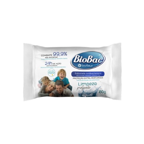 Sabonete Biofleur Antibacteriano Limpeza Profissional 180G