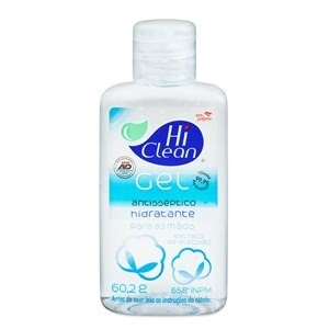 Gel Antisséptico Hi Clean Hidratante Extrato De Algodão 70ml