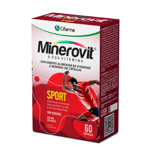 Polivitamínico Minerovit Sport 60 cápsulas