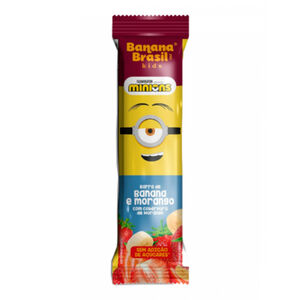 Barra De Frutas Banana Brasil Kids Morango E Banana 22g