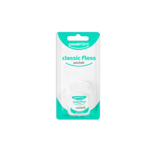 Fio Dental Powerdent Pocket Classic Floss com 25 Metros