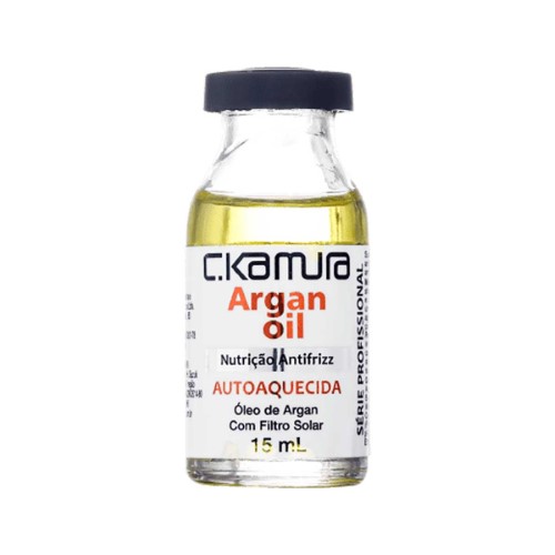 Ampola de Tratamento C.Kamura Argan Oil Nutrição Antifrizz com 15ml