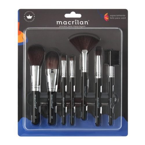 Macrilan KP9-2A Kit – 7 Pincéis de Maquiagem