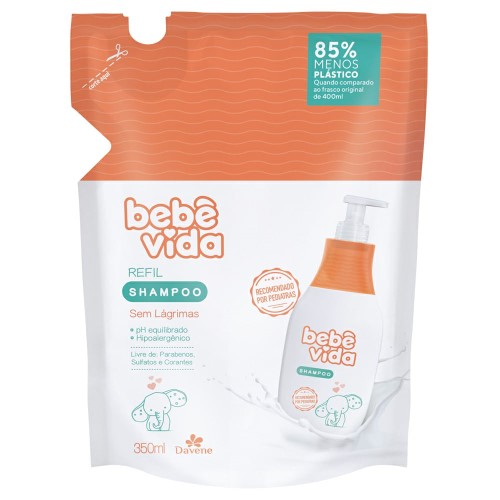 Shampoo Bebê Vida Refil 350ml