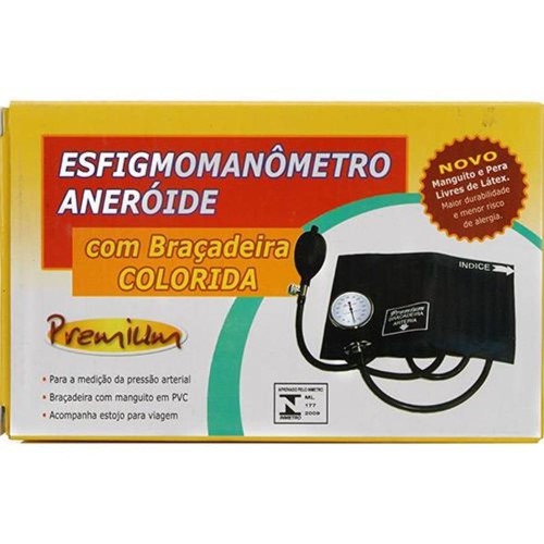 Esfigmomanometro Aneróide - Premium (preto)