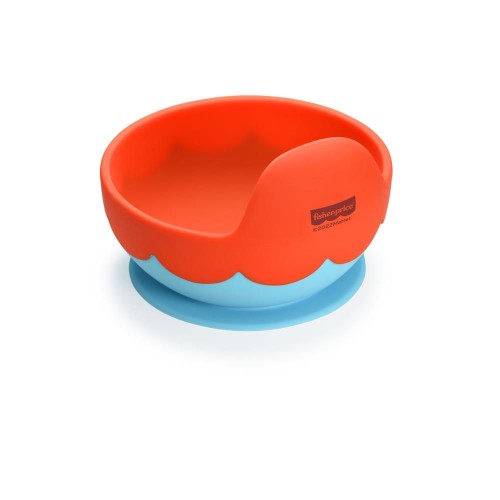 Tigela de Silicone com Ventosa Yummy! Azul (6m+) - Fisher Price