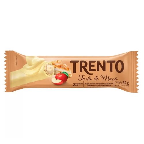 Chocolate Wafer Trento Torta de Maça 32g