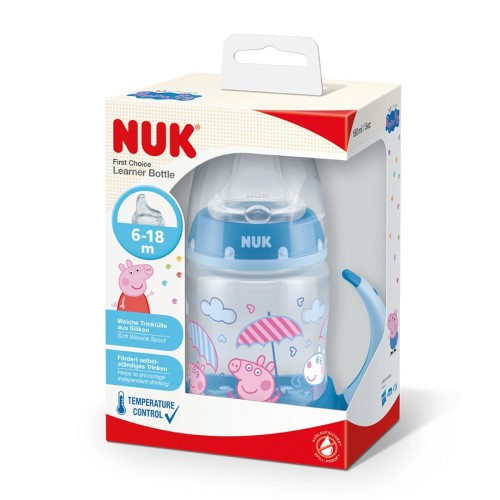 Copo De Treinamento Nuk First Choice Peppa Pig 6-18 Meses Azul 150ml