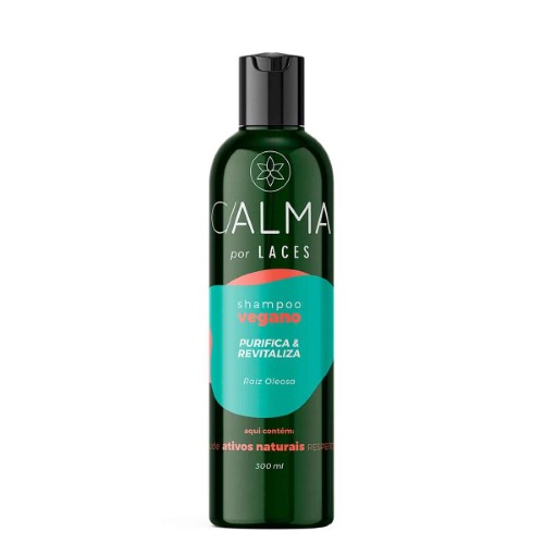 Shampoo C/Alma por Laces Raiz Oleosa com 300ml