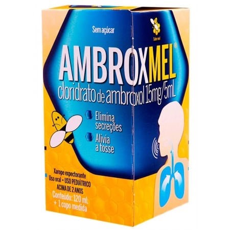 Ambroxmel 15mg/5ml Xarope Pediátrico com 120ml