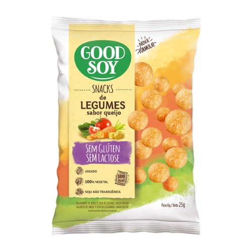 Snacks Goodsoy Legumes ao Queijo 25g