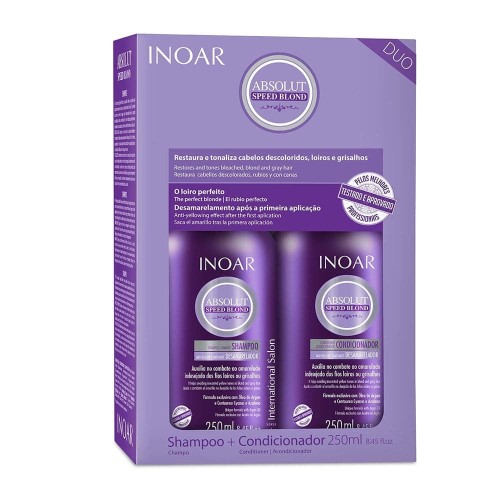 Inoar Duo Speed Blond Kit - Shampoo + Condicionador