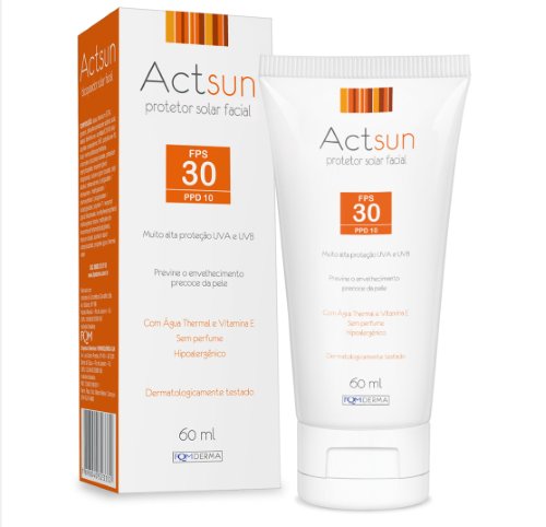 Protetor Solar Facial Actsun FPS 30 com 60ml