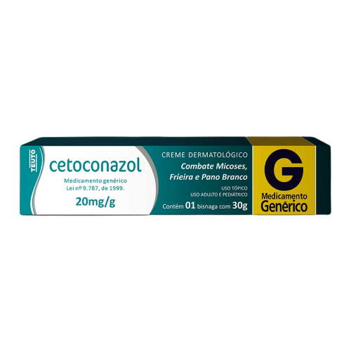 Cetoconazol 20mg Creme 30g Genérico Teuto