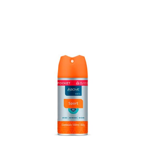 Desodorante Aerosol Above Pocket Men Sport 100ml