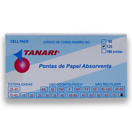 Cone De Papel Absorv Cell Pack Com 120 - Tanari ( 520935181966)