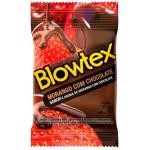 Camisinha Blowtex Morango com Chocolate com 3 unidades