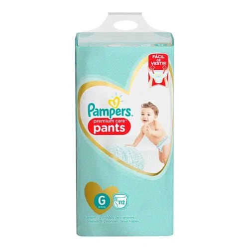 Fralda Pampers Premium Care Pants G 112 Unidades