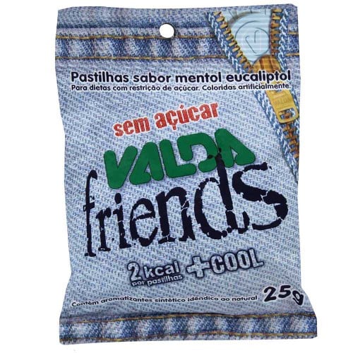 Pastilha Valda Friends 25g Sem Acucar