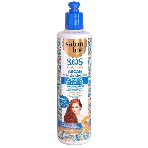 Ativador De Cachos Salon Line SOS Cachos Argan 300ml