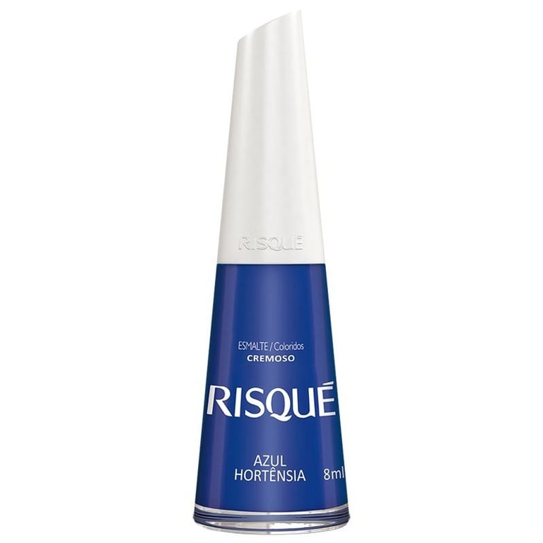 Esmalte Risqué Cremoso Azul Hortensi