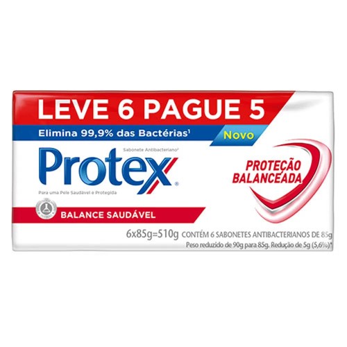 Sabonete em Barra Protex Balance Saudável 85g Promo 6un c/ Desconto