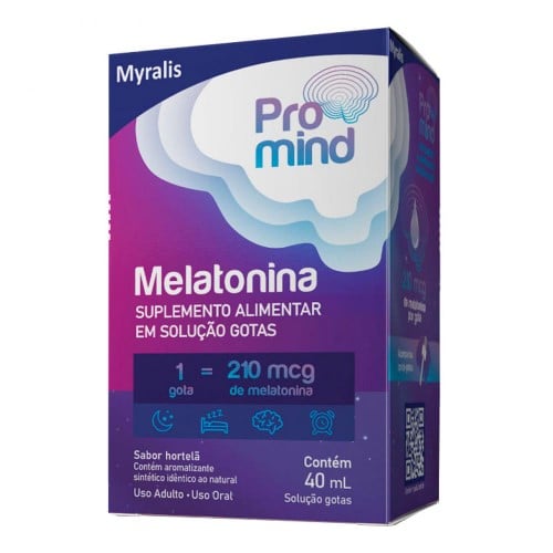 Promind Melatonina 40ml Solução Em Gotas