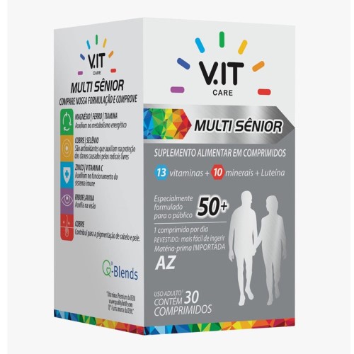 Multivitamínico Senior VIT Care 30 Comprimidos