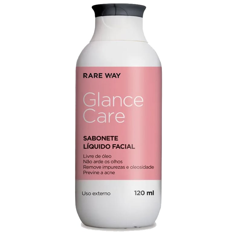 Sabonete Liquido Facial Glance Care Rare Way 120ml