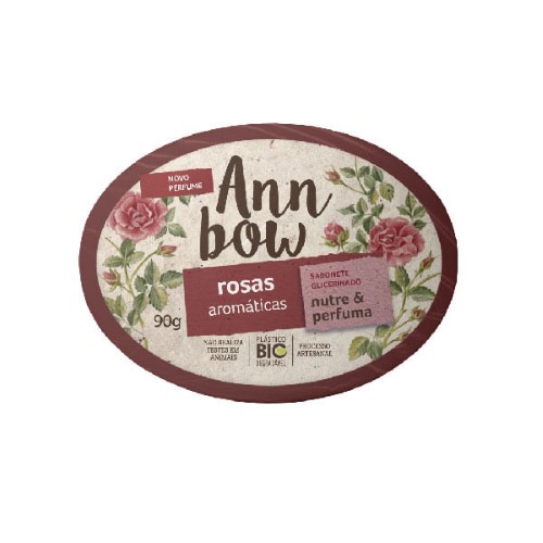 Sabonete Glicerina Ann Bow Rosas 90g