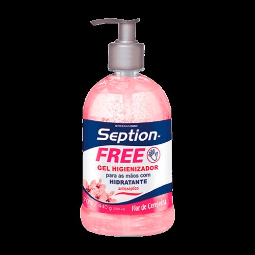 Gel antisséptico Seption Free Flor de Cerejeira 500 ml