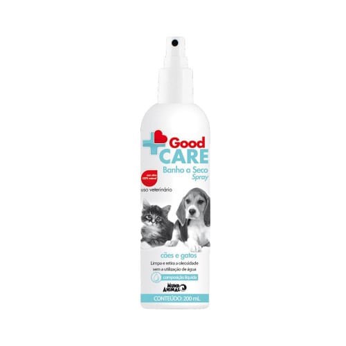 BANHO A SECO GOOD CARE SPRAY - tubo com 200ml