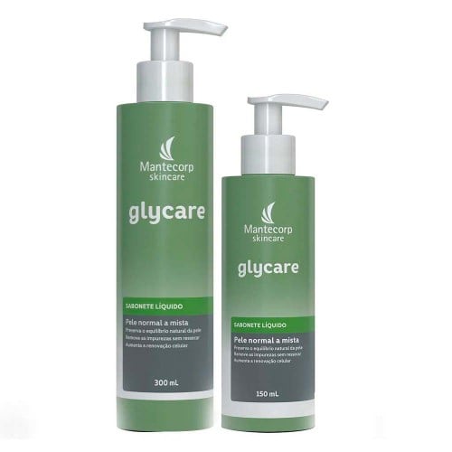 Mantecorp Glycare Kit – Sabonete Líquido Facial 300ml + 150ml