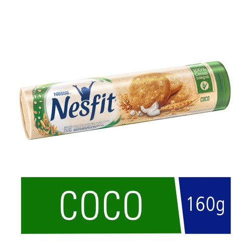 Biscoito Nestlé Nesfit Sabor Coco 160g