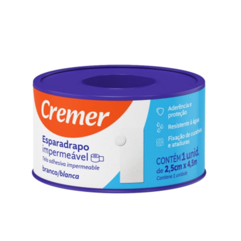 Esparadrapo Impermeável Cremer 1 Unidade