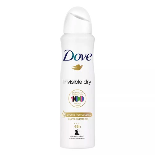 Desodorante Antitranspirante Aerosol Dove Invisible Dry 150ml