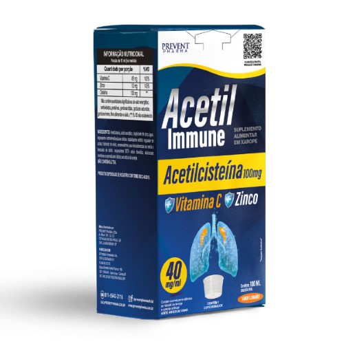 Acetil Immune Xarope 40MG - Prevent