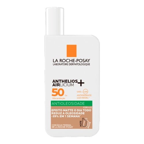 Protetor Solar La Roche Posay Anthelios Airlicium Fluid Cor 4.0 Fps50 40ml