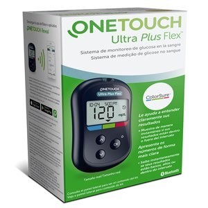 One Touch Ultra Plus Flex Kit Monitor de Glicemia com 1 Aparelho + 1 Lancetador + 10 Lancetas