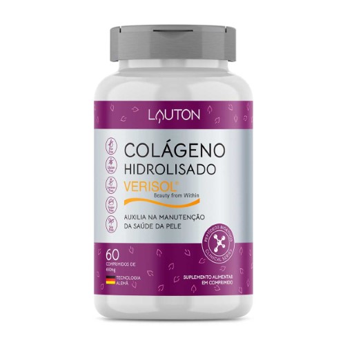 Suplemento Alimentar Colágeno Hidrolisado Verisol Lauton 60 Comprimidos